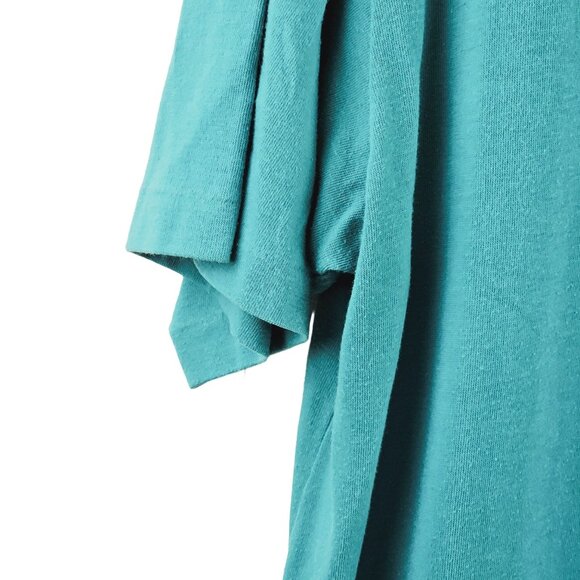 Knights of Round Table Mens Size L Polo Shirt Teal Purple Collar Retro 90s - Picture 6 of 7